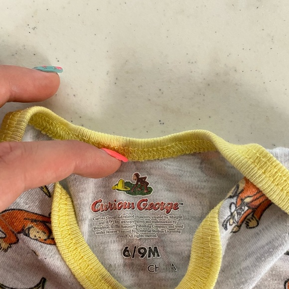 Curious George baby onesie - Picture 2 of 2
